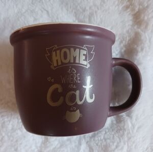 EUC Eco One Home Is Where The Cat Is Ceramic Coffee Cup Mugs 115
